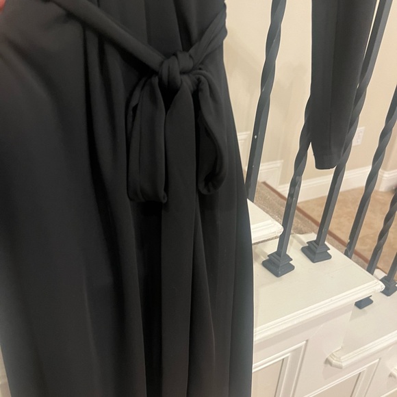Ann Taylor Classic Black Wrap Dress - Picture 6 of 12